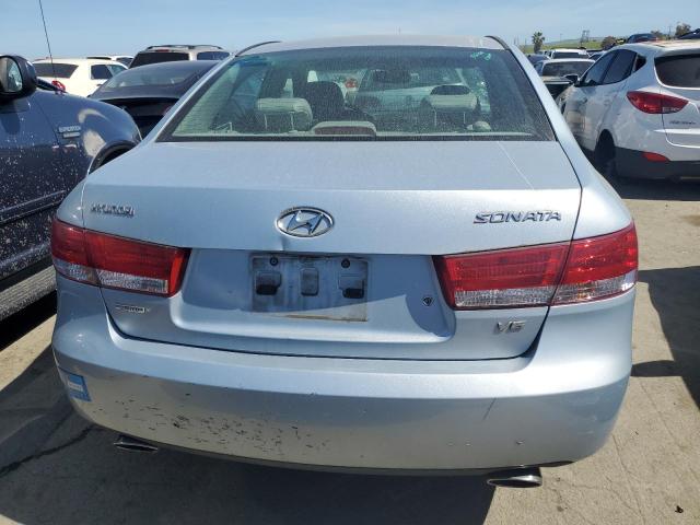 5NPEU46F47H173949 - 2007 HYUNDAI SONATA SE BLUE photo 6