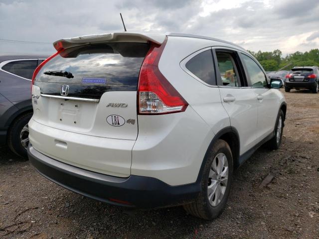 5J6RM4H75DL071844 - 2013 HONDA CR-V EXL WHITE photo 4