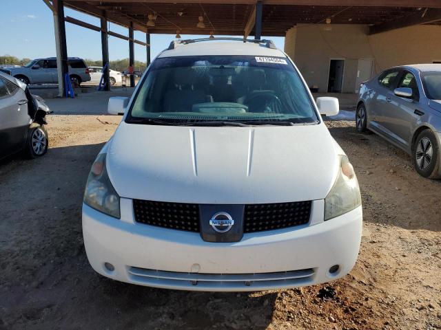 5N1BV28U36N118046 - 2006 NISSAN QUEST S WHITE photo 5