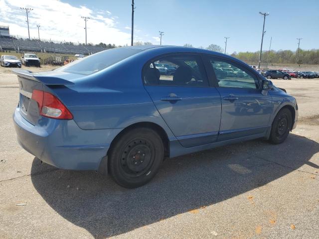 19XFA1F51BE014788 - 2011 HONDA CIVIC LX BLUE photo 3