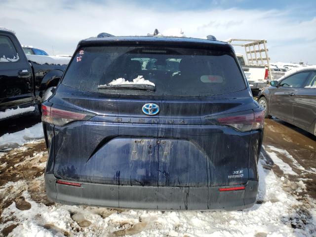 5TDYRKEC4PS165273 - 2023 TOYOTA SIENNA XLE BLUE photo 6