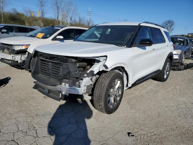 1FMSK7FH1NGB05360 - 2022 FORD EXPLORER LIMITED WHITE photo 1