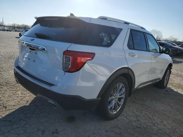 1FMSK7FH1NGB05360 - 2022 FORD EXPLORER LIMITED WHITE photo 3