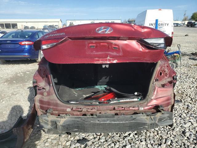 5NPDH4AEXGH697170 - 2016 HYUNDAI ELANTRA SE RED photo 6