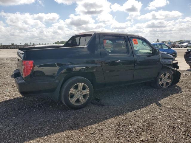 5FPYK16579B100558 - 2009 HONDA RIDGELINE RTL BLACK photo 3