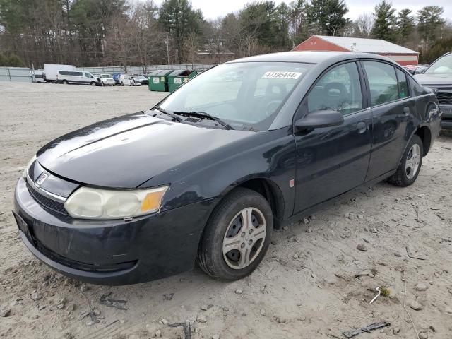 1G8AG52F33Z160303 - 2003 SATURN ION LEVEL 1 BLACK photo 1