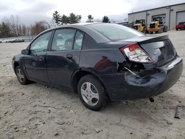 1G8AG52F33Z160303 - 2003 SATURN ION LEVEL 1 BLACK photo 2