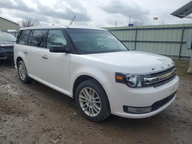 2FMHK6C88FBA05662 - 2015 FORD FLEX SEL WHITE photo 4