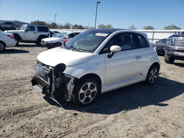 3C3CFFGE2ET172769 - 2014 FIAT 500 ELECTRIC WHITE photo 1