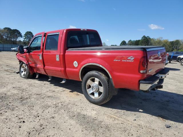 1FTSW21P96EC81502 - 2006 FORD F250 SUPER DUTY RED photo 2