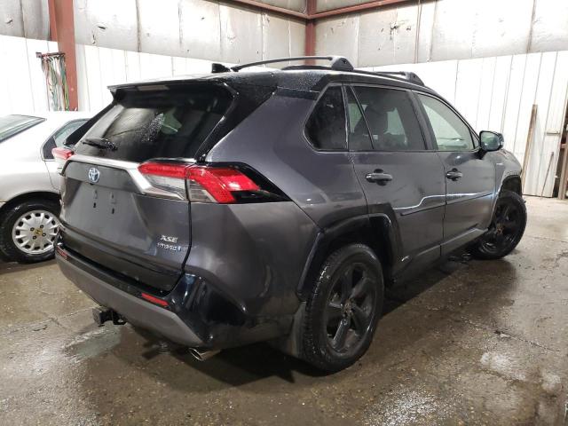 JTMEWRFV2KJ010733 - 2019 TOYOTA RAV4 XSE GRAY photo 3