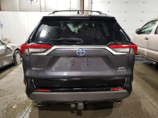 JTMEWRFV2KJ010733 - 2019 TOYOTA RAV4 XSE GRAY photo 6