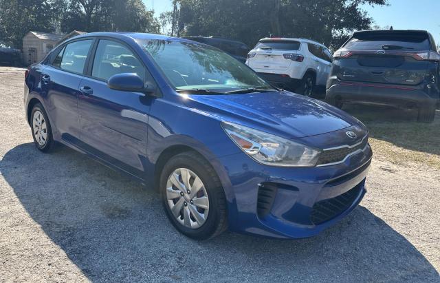 3KPA24AB9JE057893 - 2018 KIA RIO LX BLUE photo 1