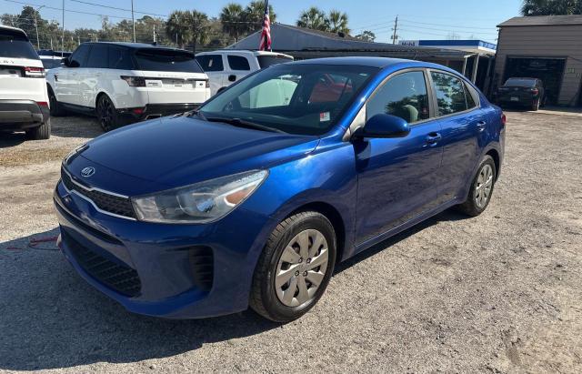 3KPA24AB9JE057893 - 2018 KIA RIO LX BLUE photo 2