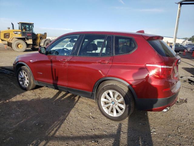 5UXWX9C55E0D39931 - 2014 BMW X3 XDRIVE28I RED photo 2