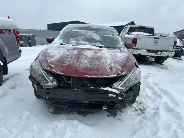 3N1AB7AP6KY343734 - 2019 NISSAN SENTRA S RED photo 5