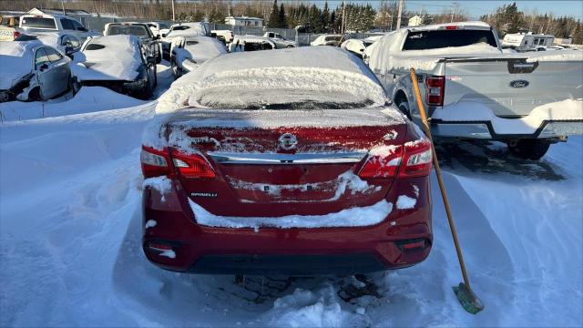 3N1AB7AP6KY343734 - 2019 NISSAN SENTRA S RED photo 6