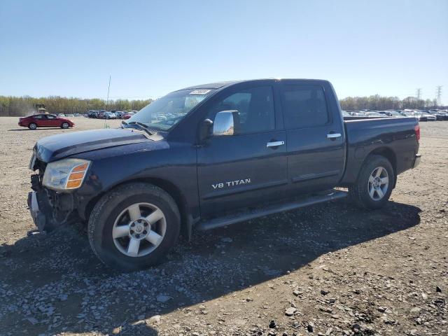 1N6BA07A17N212422 - 2007 NISSAN TITAN XE BLUE photo 1