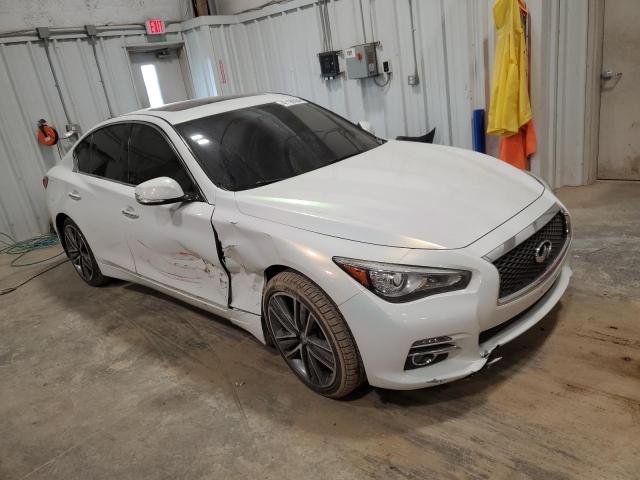 JN1BV7AR7FM399459 - 2015 INFINITI Q50 BASE WHITE photo 4