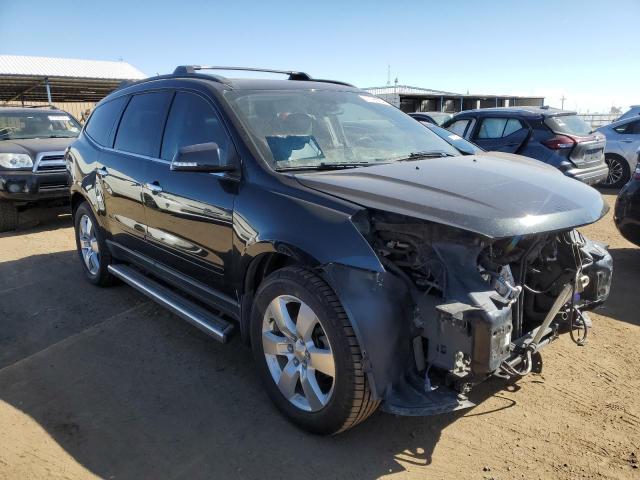 1GNKVHKD6EJ263224 - 2014 CHEVROLET TRAVERSE LT BLACK photo 4