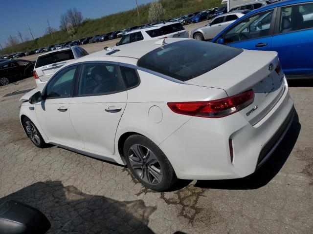 KNAGU4LE5H5017843 - 2017 KIA OPTIMA HYBRID WHITE photo 2