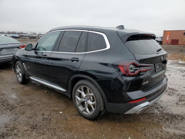 WBX57DP05NN154148 - 2022 BMW X3 XDRIVE30I BLACK photo 2