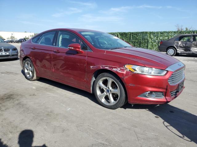 3FA6P0HD3ER126699 - 2014 FORD FUSION SE RED photo 4