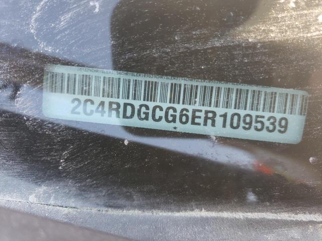 2C4RDGCG6ER109539 - 2014 DODGE GRAND CARA SXT SILVER photo 13