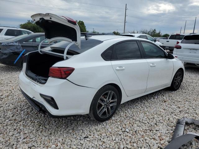 3KPF34AD7KE015096 - 2019 KIA FORTE GT LINE WHITE photo 3