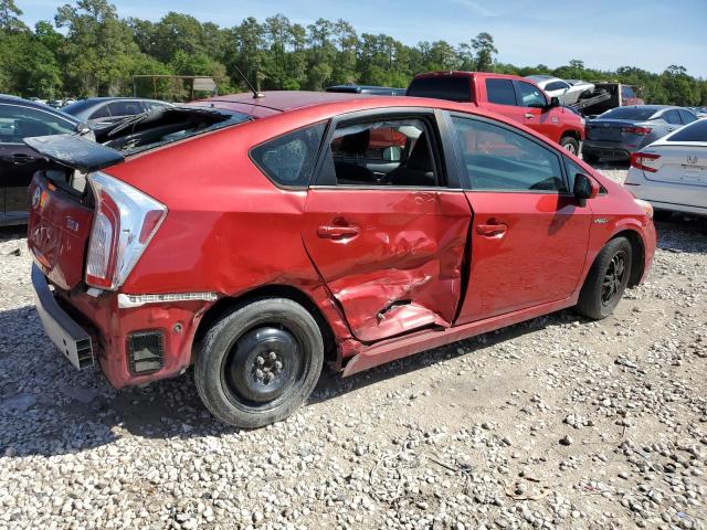 JTDKN3DU2F0459564 - 2015 TOYOTA PRIUS RED photo 3