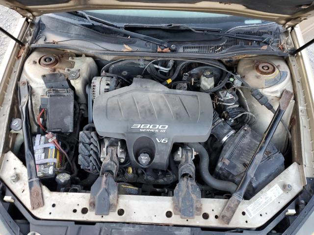 2G2WP522241326723 - 2004 PONTIAC GRAND PRIX GT GOLD photo 11