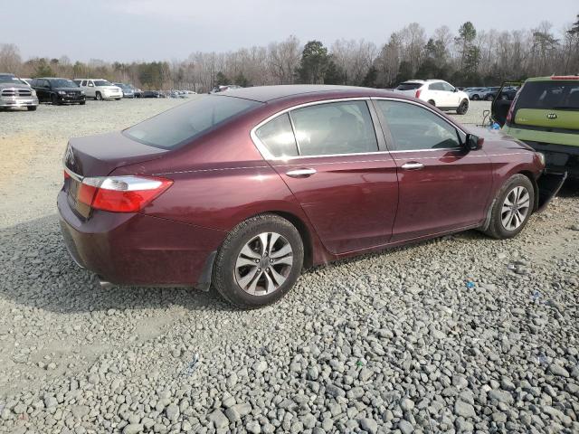 1HGCR2F31DA226145 - 2013 HONDA ACCORD LX BURGUNDY photo 3