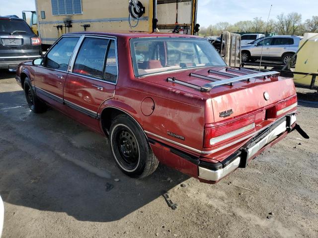 1G4HR54CXLH552648 - 1990 BUICK LESABRE LIMITED MAROON photo 2