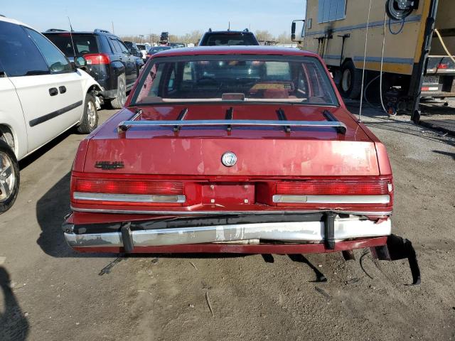 1G4HR54CXLH552648 - 1990 BUICK LESABRE LIMITED MAROON photo 6