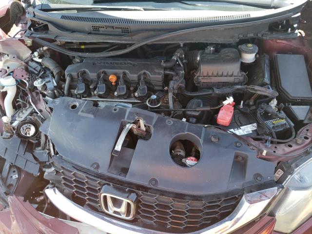 19XFB2F91FE004662 - 2015 HONDA CIVIC EXL ბურგუნდია ფოტო 11