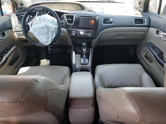 19XFB2F91FE004662 - 2015 HONDA CIVIC EXL ბურგუნდია ფოტო 8