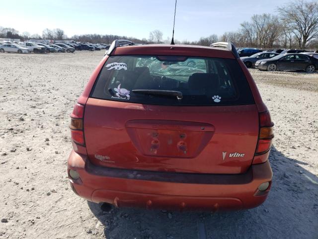 5Y2SL65857Z438780 - 2007 PONTIAC VIBE RED photo 6