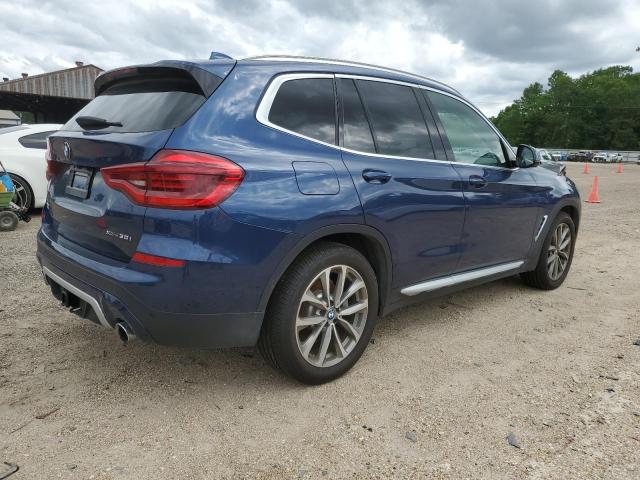 5UXTR9C53KLP77688 - 2019 BMW X3 XDRIVE30I BLUE photo 3