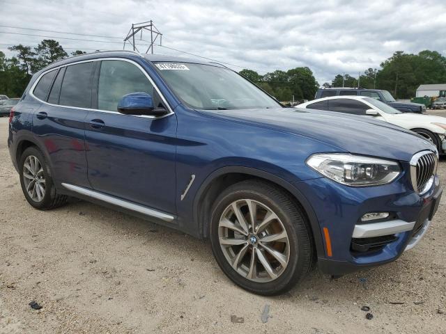 5UXTR9C53KLP77688 - 2019 BMW X3 XDRIVE30I Көк фото 4