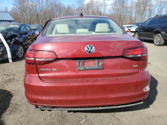 3VWDB7AJ6HM391351 - 2017 VOLKSWAGEN JETTA SE RED photo 6