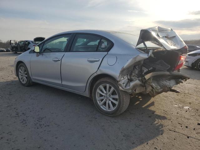 2HGFB2F96CH321757 - 2012 HONDA CIVIC EXL SILVER photo 2