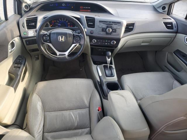 2HGFB2F96CH321757 - 2012 HONDA CIVIC EXL SILVER photo 8