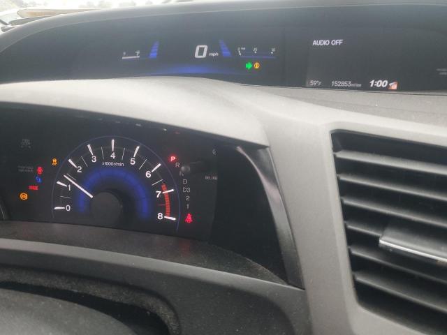 2HGFB2F96CH321757 - 2012 HONDA CIVIC EXL SILVER photo 9