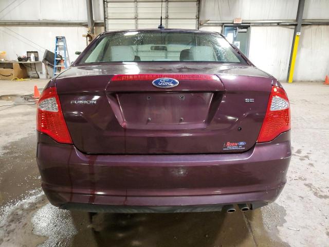 3FAHP0HAXBR102393 - 2011 FORD FUSION SE BURGUNDY photo 6