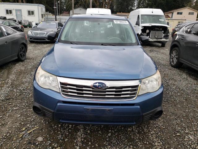 JF2SH61619H789895 - 2009 SUBARU FORESTER 2.5X BLUE photo 5