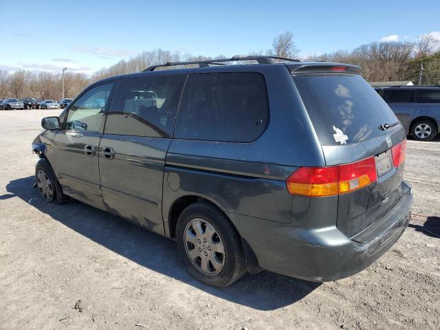 5FNRL18053B106846 - 2003 HONDA ODYSSEY EXL TEAL photo 2