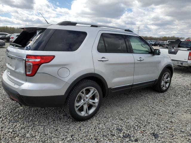 1FM5K7F9XFGB30345 - 2015 FORD EXPLORER LIMITED SILVER photo 3