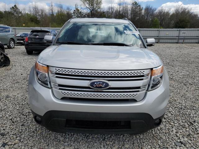 1FM5K7F9XFGB30345 - 2015 FORD EXPLORER LIMITED SILVER photo 5