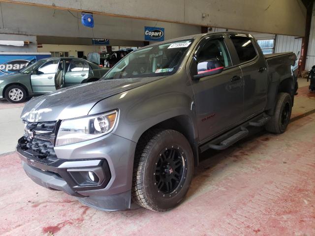 1GCGTCEN2M1104842 - 2021 CHEVROLET COLORADO LT GRAY photo 1