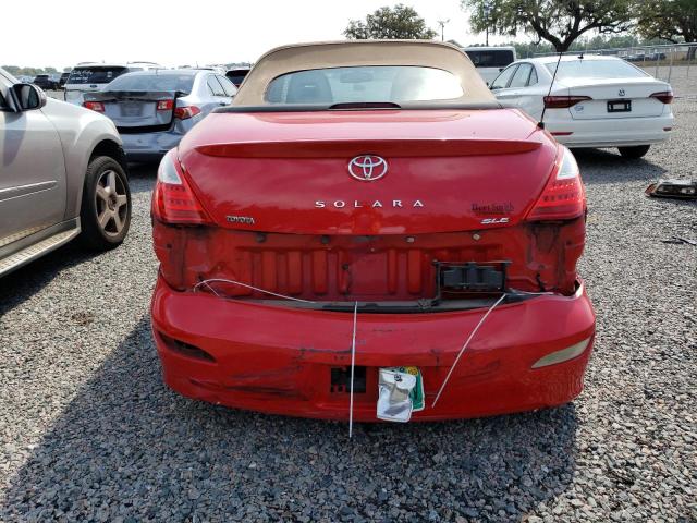 4T1FA38P18U139516 - 2008 TOYOTA CAMRY SOLA SE RED photo 6